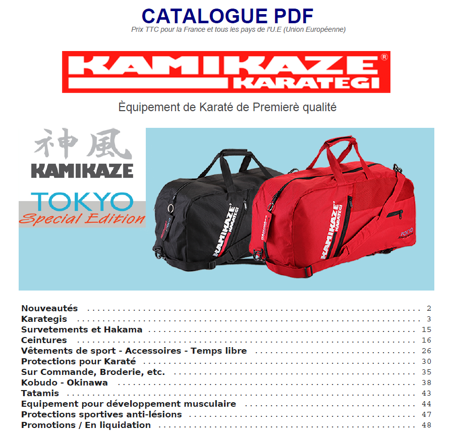 Catalogue Kamikaze